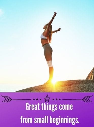 Great things come from small beginnings.